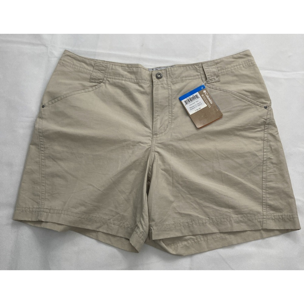 Columbia GRT Geneva Park Shorts Womens 12 Khaki Hiking Outdoor Gorpcore XL4668